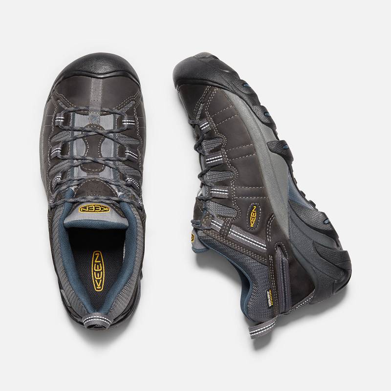 Keen Targhee II Waterproof Wanderschuhe Herren DE-56170 Gargoyle/Midnight Navy - Keen Herrenschuhe S